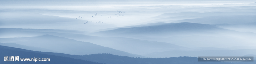 山水水墨画