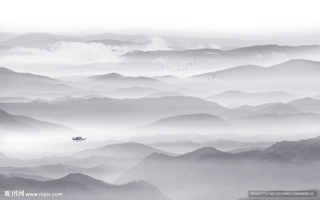 新中式山水画