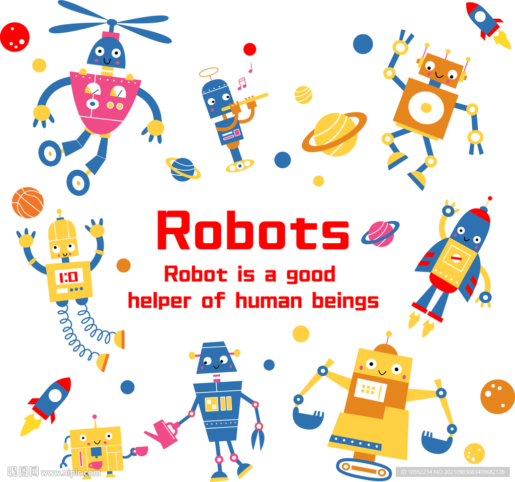 卡通机器人robots