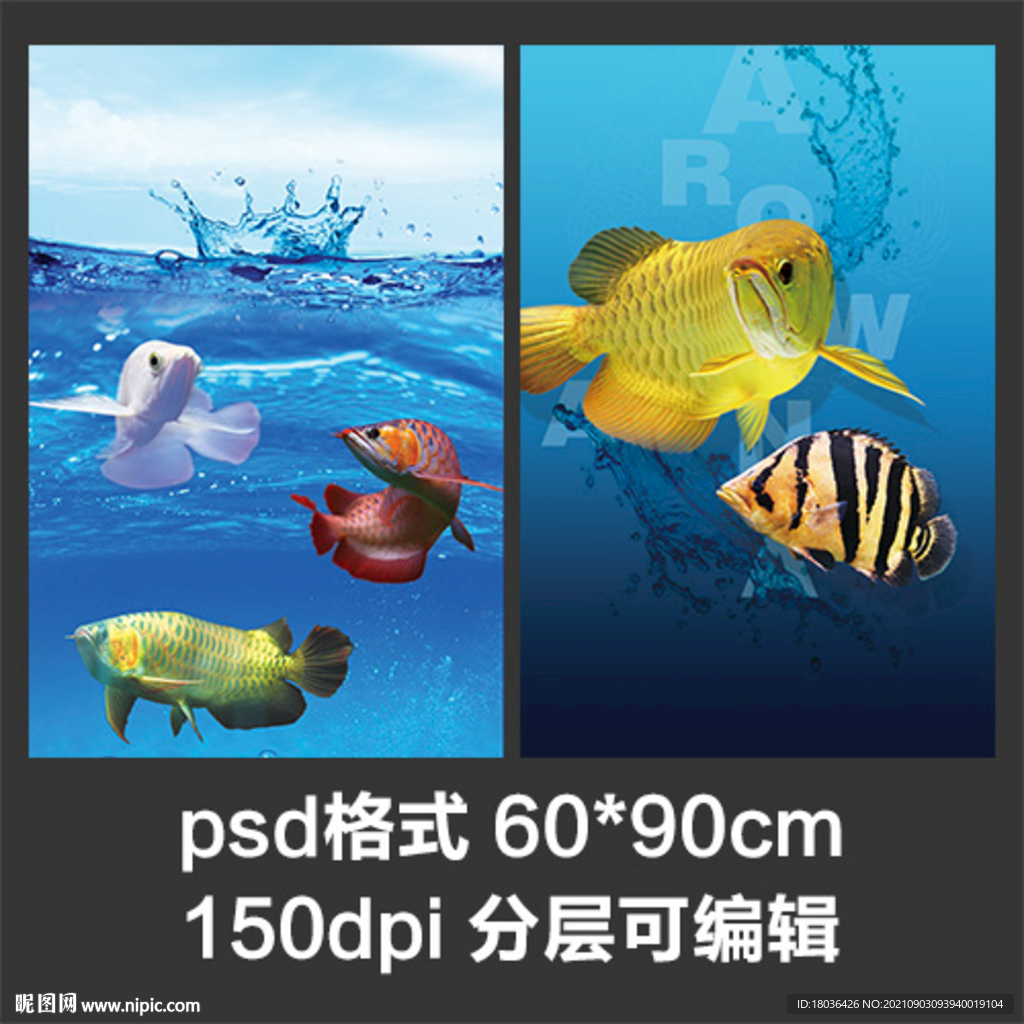 商务蓝色电商海报