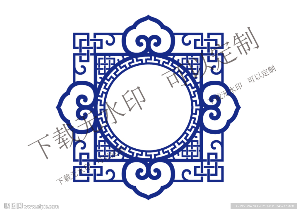 传统边框矢量