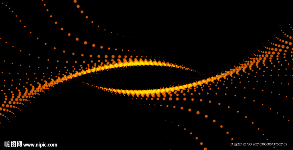 漩涡发光粒子背景