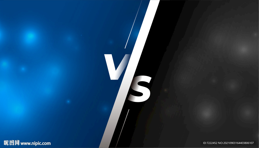 蓝黑对比色决赛海报