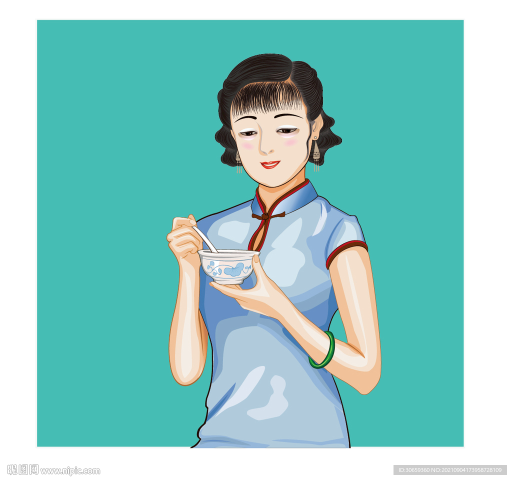 民国美女
