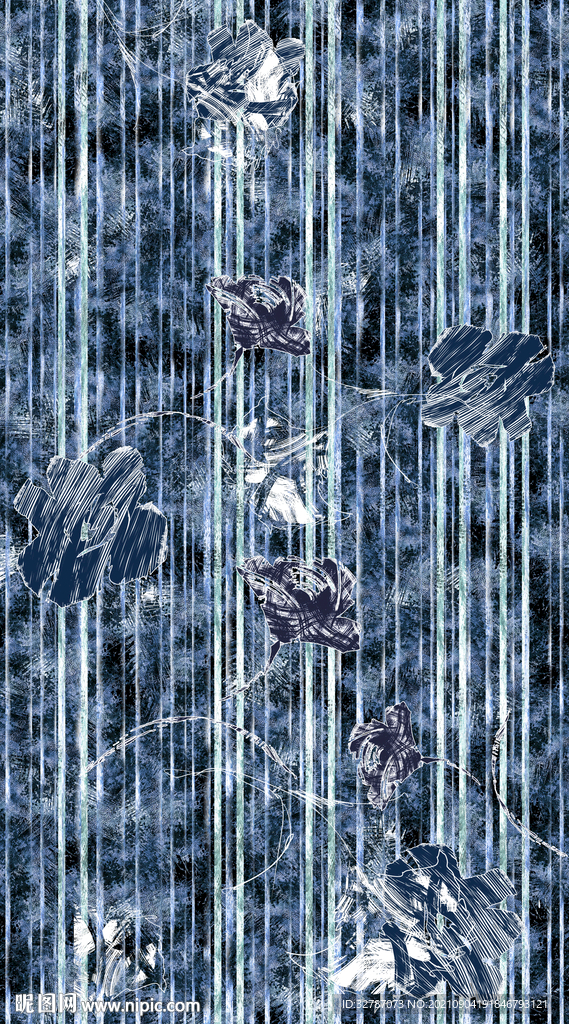 手绘花