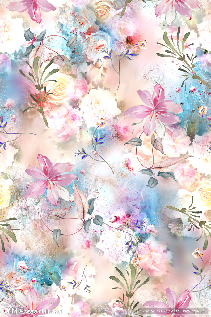 手绘花