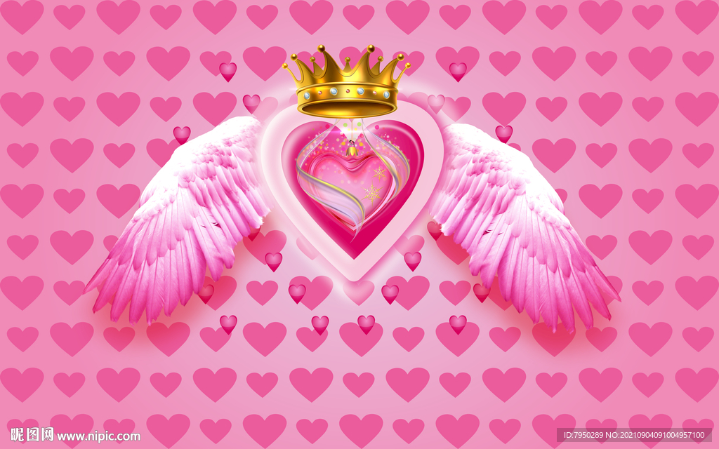 网红翅膀背景墙