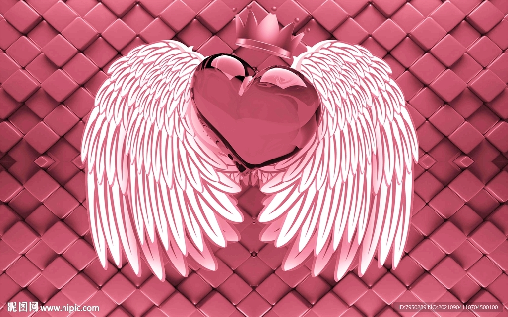 网红翅膀背景墙