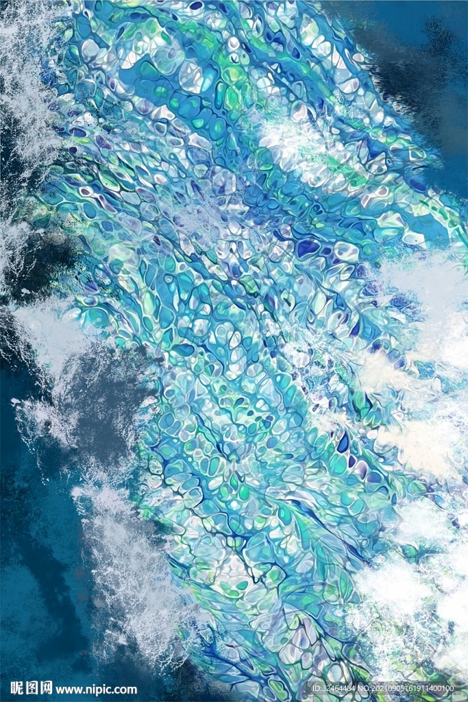 抽象水波纹理