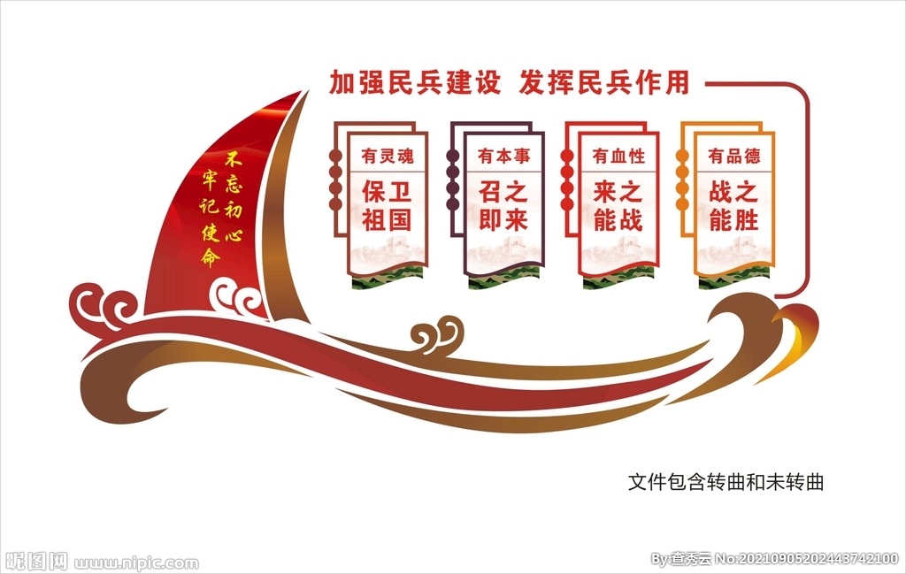 民兵文化墙