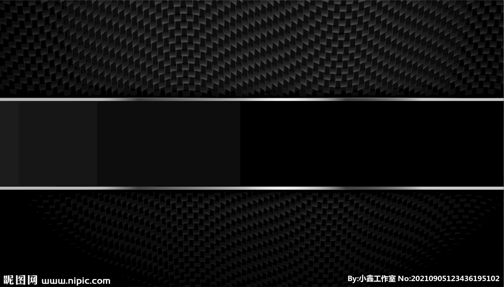 带金属线背景的黑碳纤维