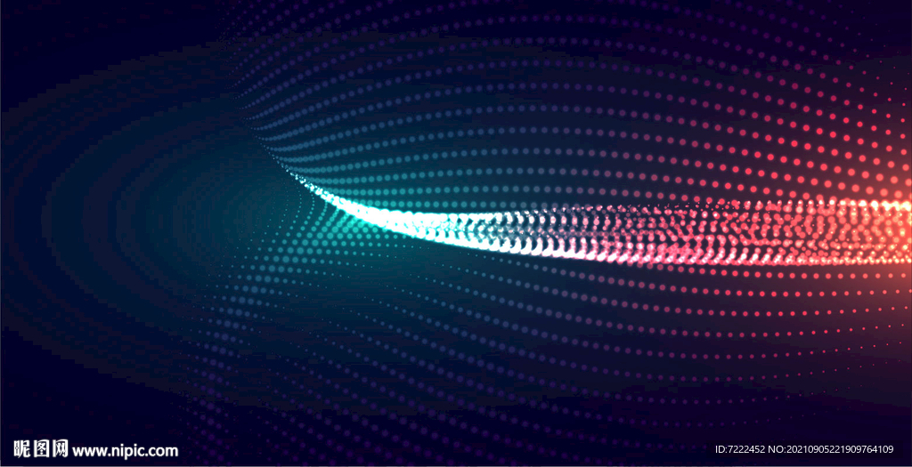 数码发光粒子背景