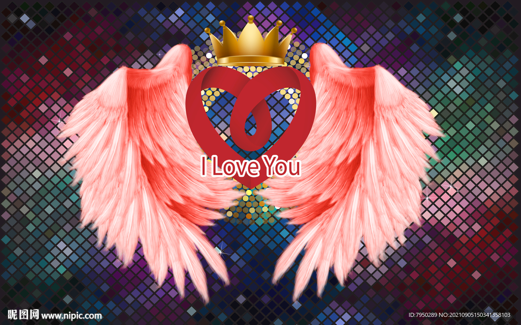 网红翅膀背景墙