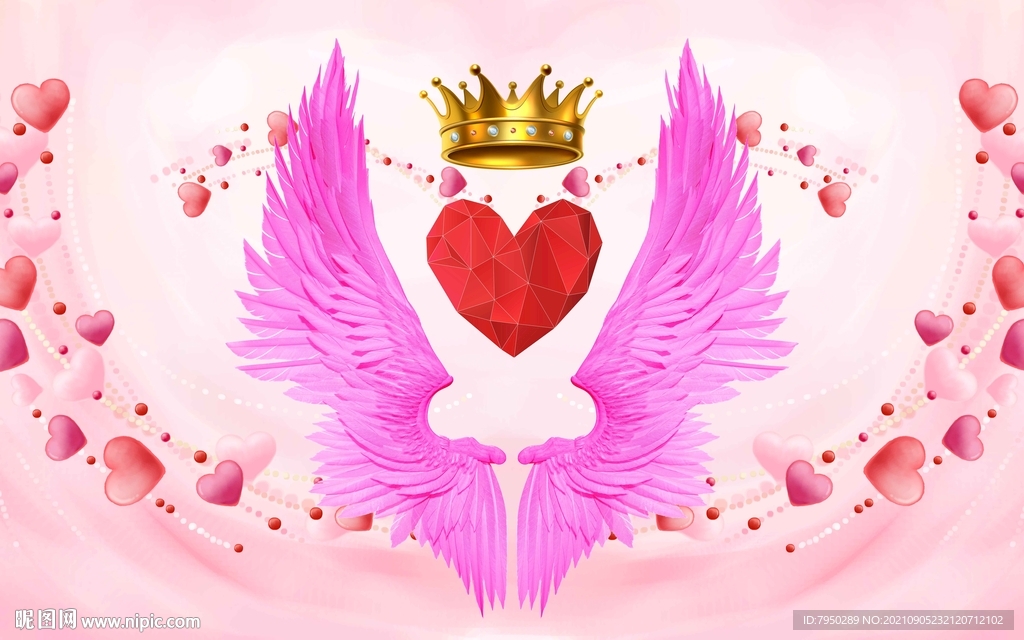 网红翅膀背景墙