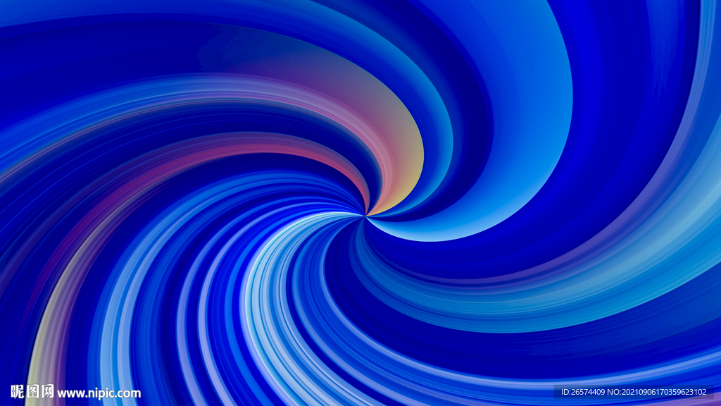 蓝色旋转背景
