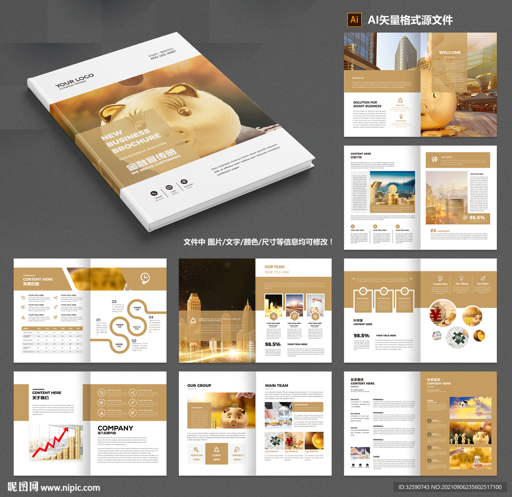 金融画册 投资宣传册