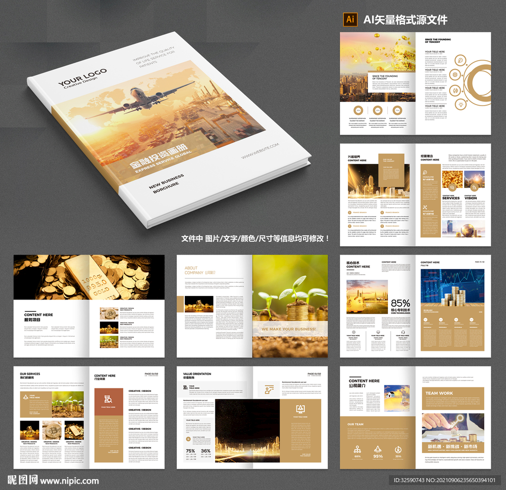 金融画册 投资宣传册