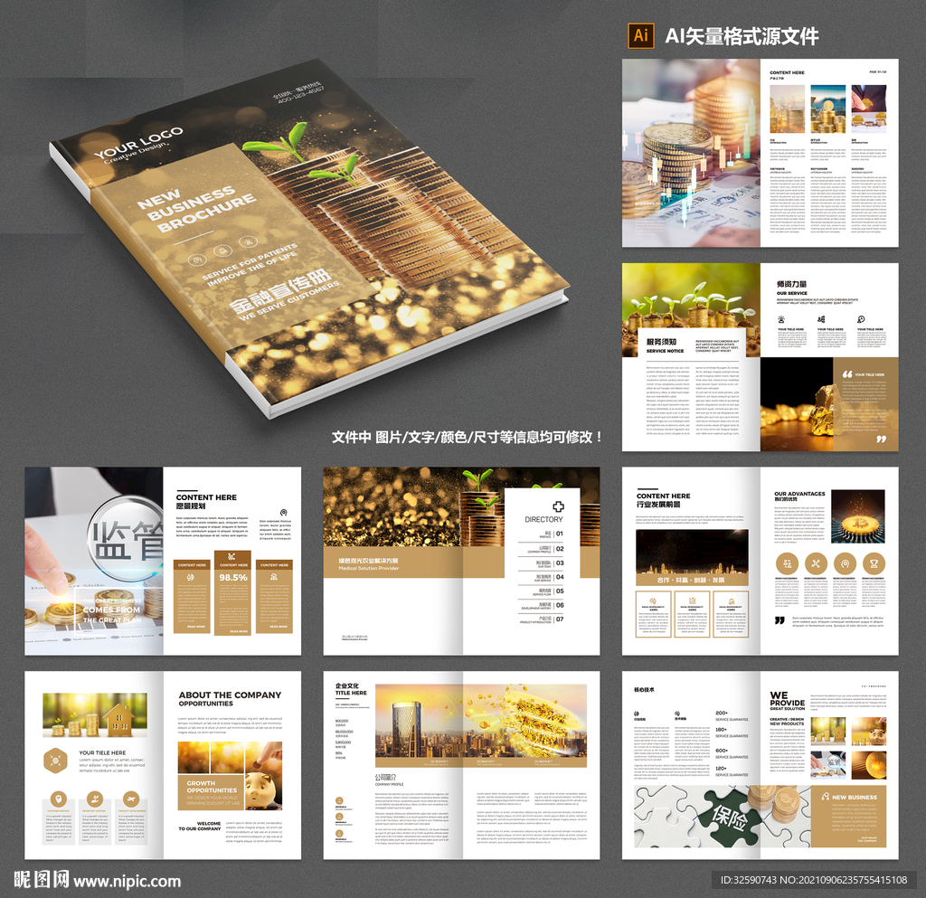 金融画册 投资宣传册