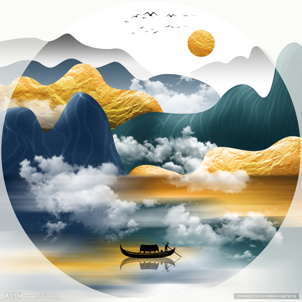 装饰画 新中式