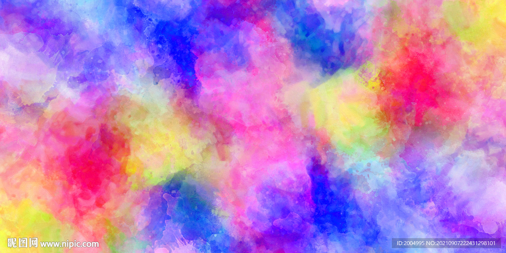 水彩床头装饰画