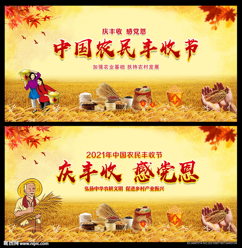 2021年中国农民丰收节主题