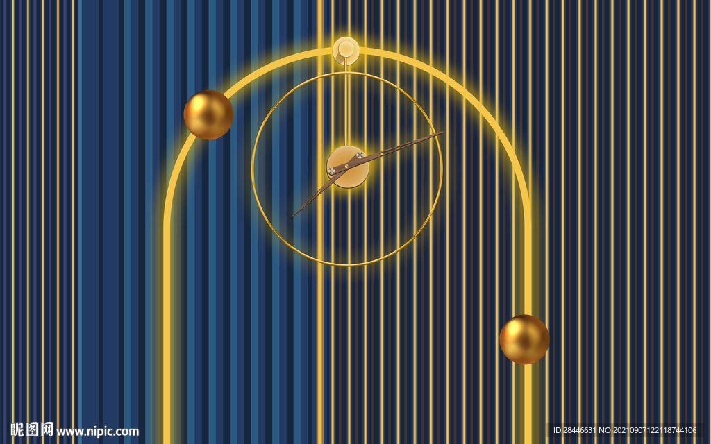 现代简约轻奢背景墙