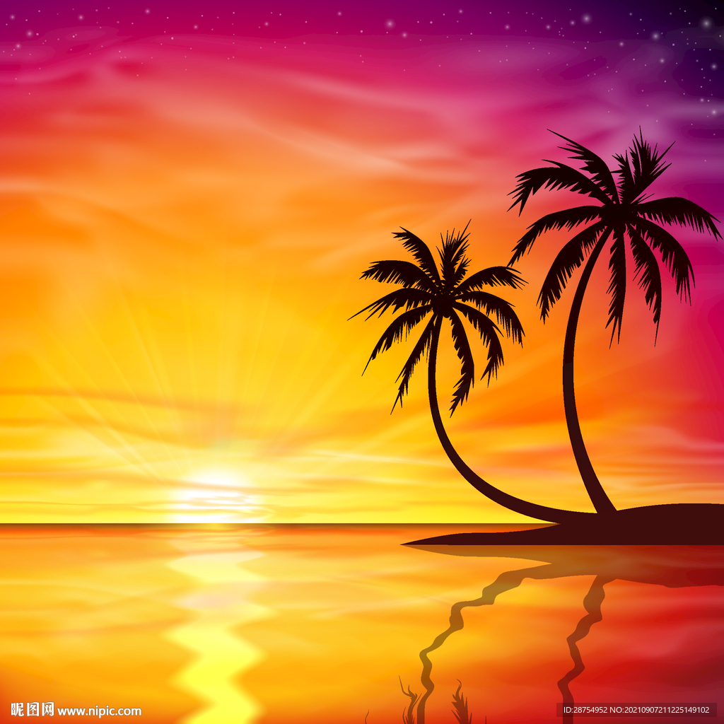夕阳西下