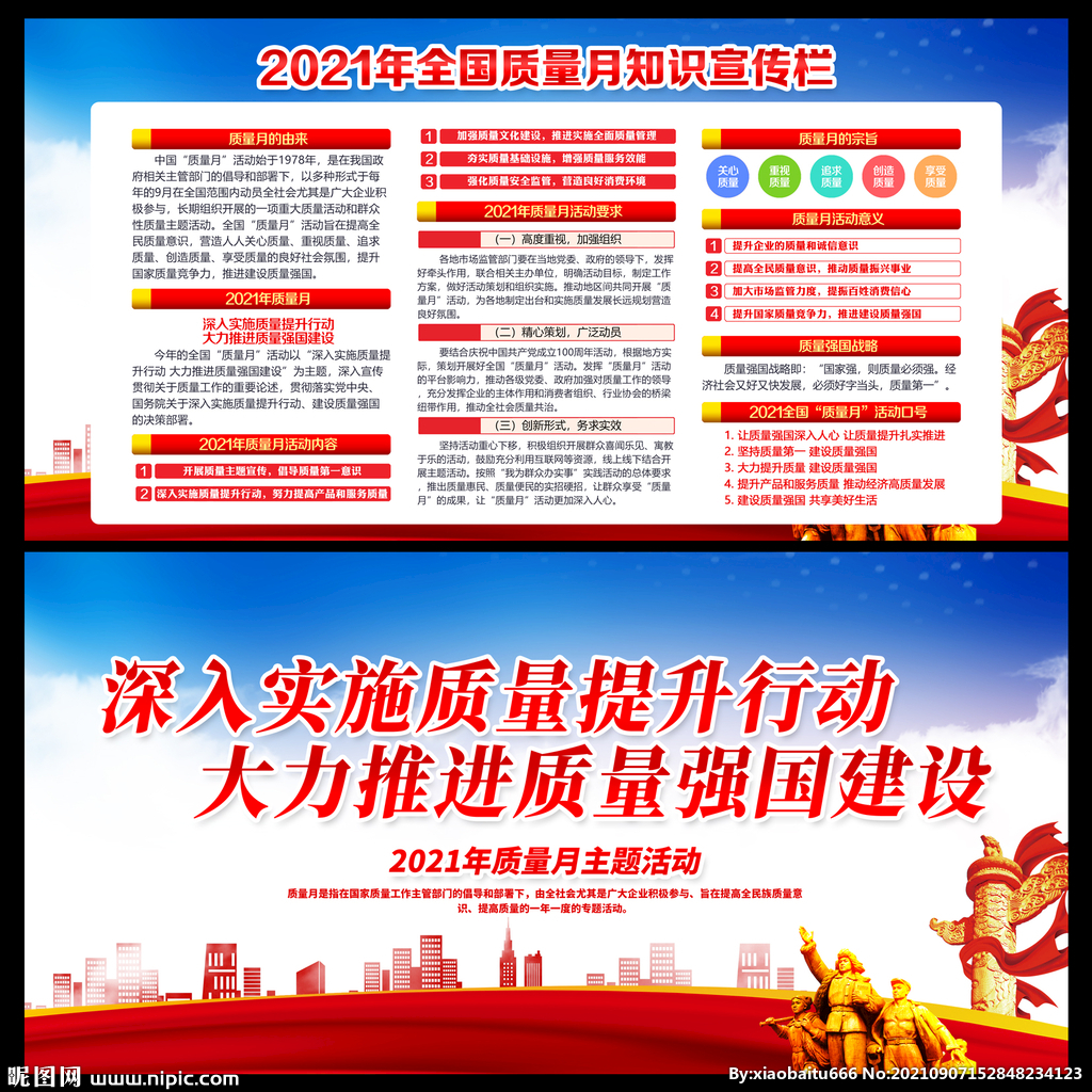 2021质量月宣传栏