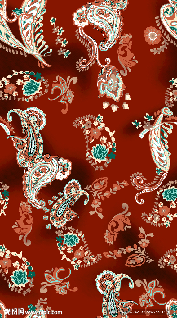 腰果民族风小碎花