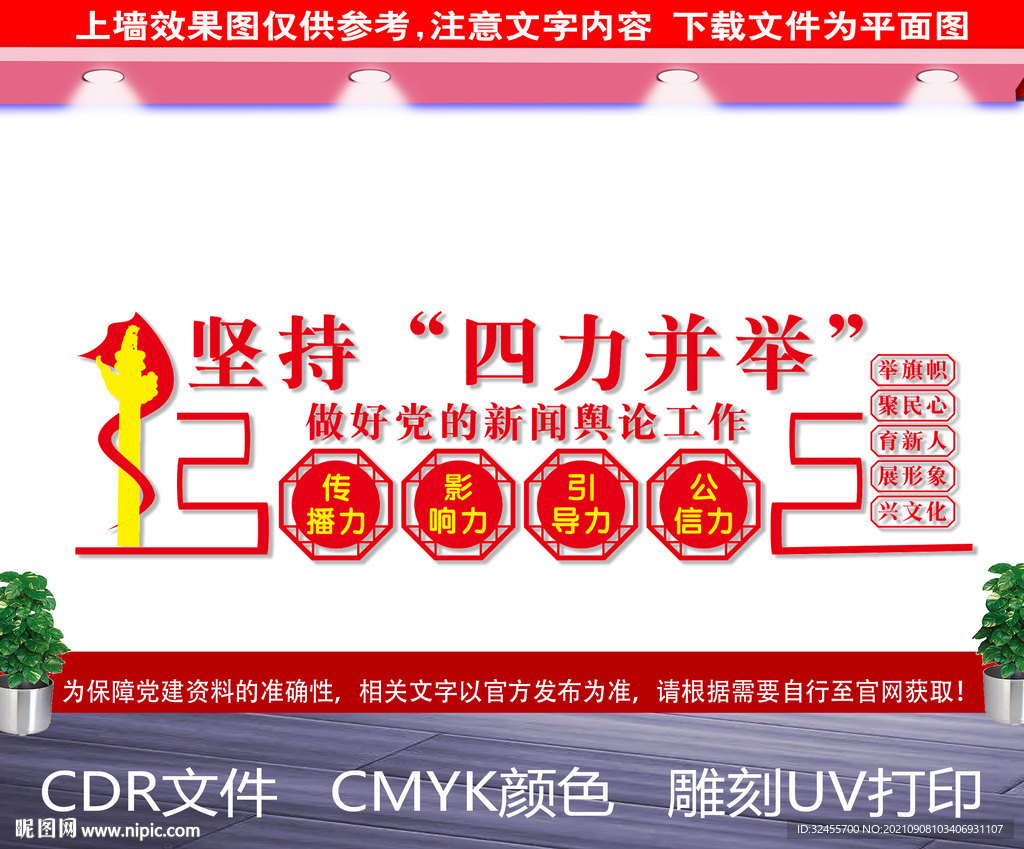 四力并举展板