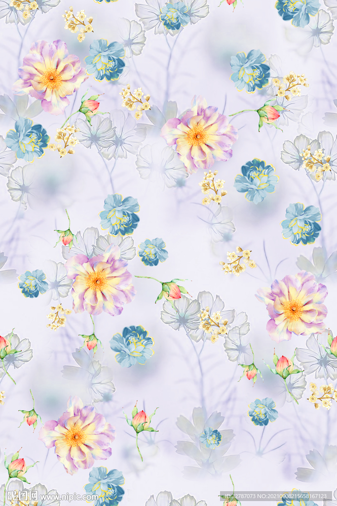 手绘花