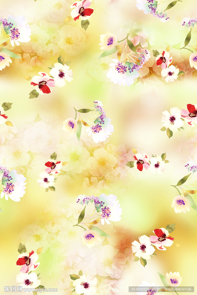 手绘花