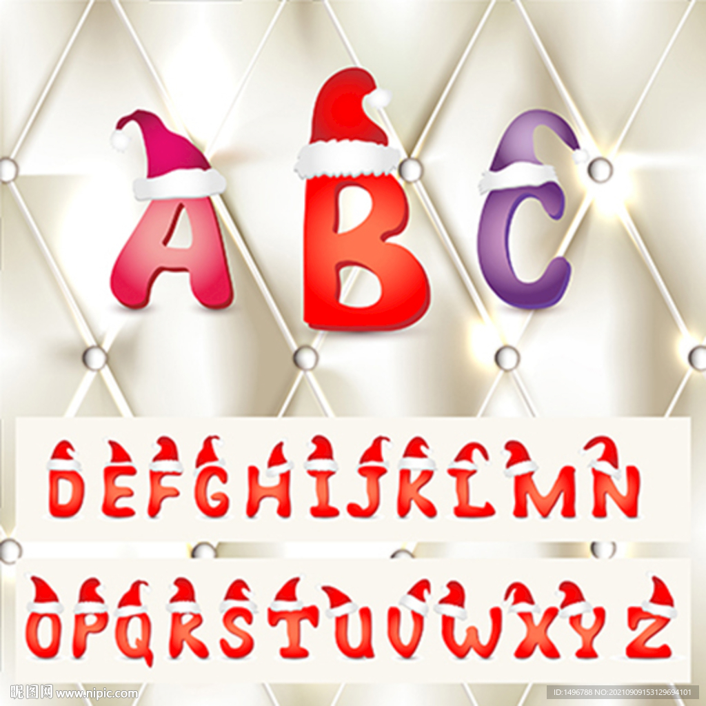 英文字母 圣诞节 