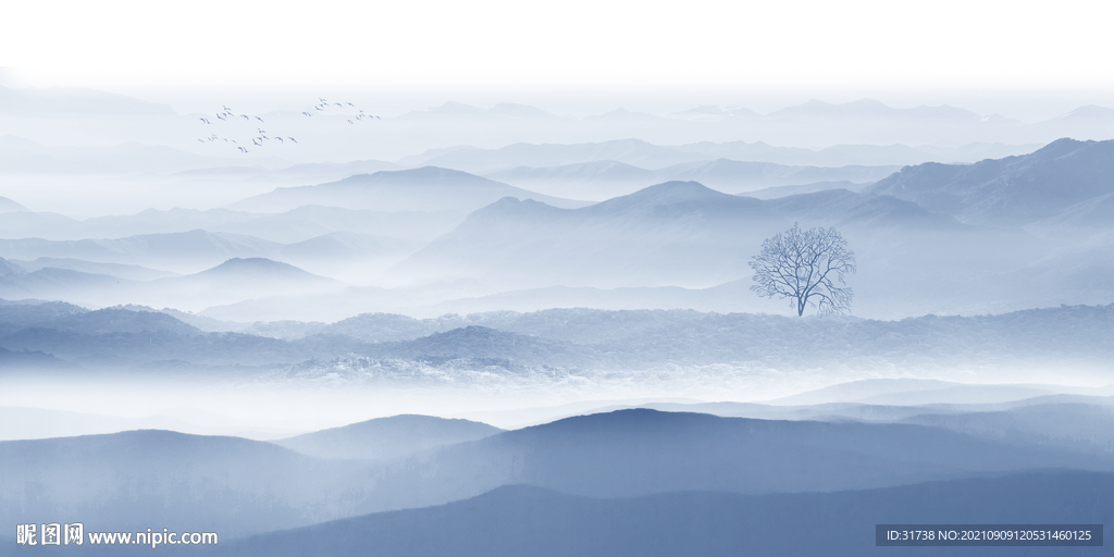 水墨画 