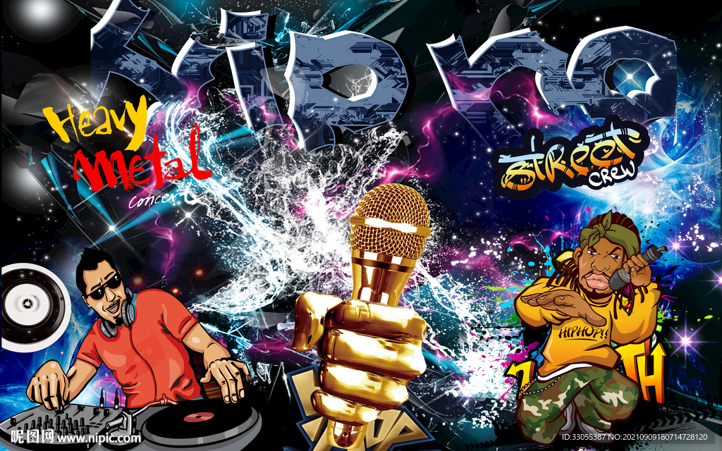 工装 KTV音乐吧背景墙