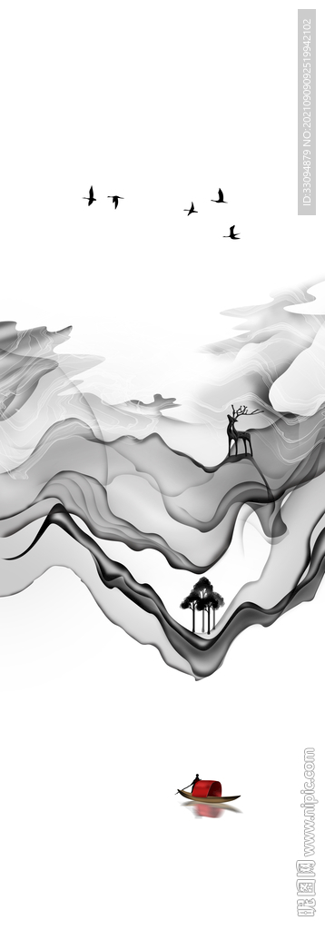 高清分层平开门写真图