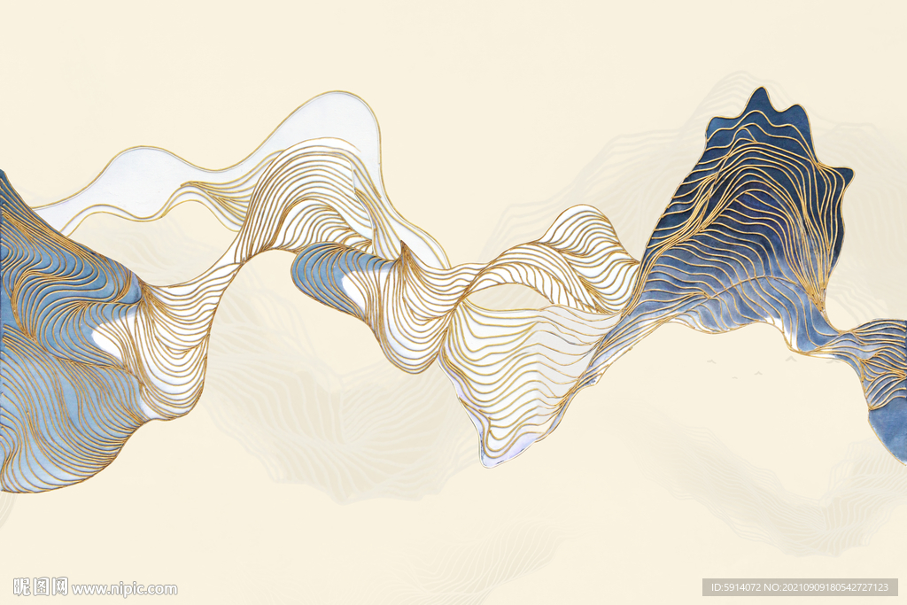 晶瓷画 抽象画 新中式