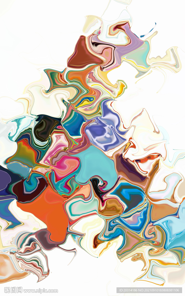 现代创意抽象画北欧抽象画