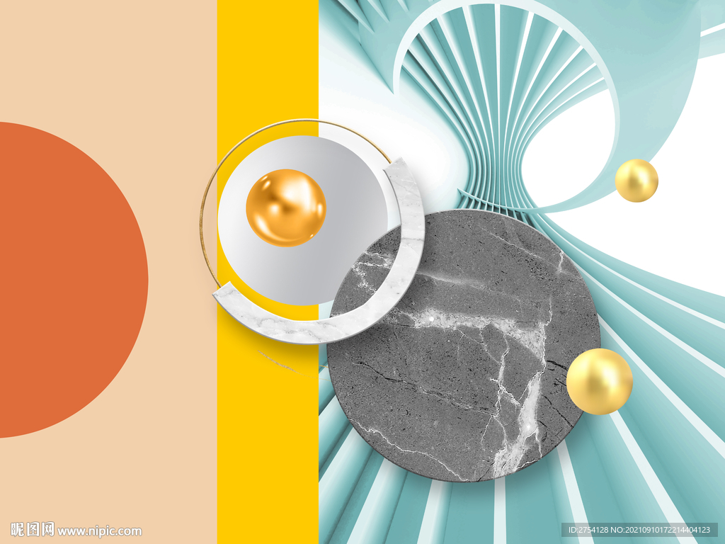 晶瓷画 抽象画 大理石纹理