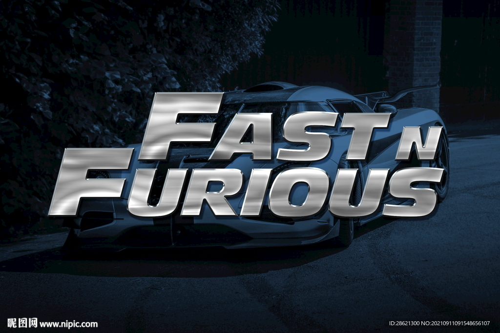 金属立体字特效字样机可换字