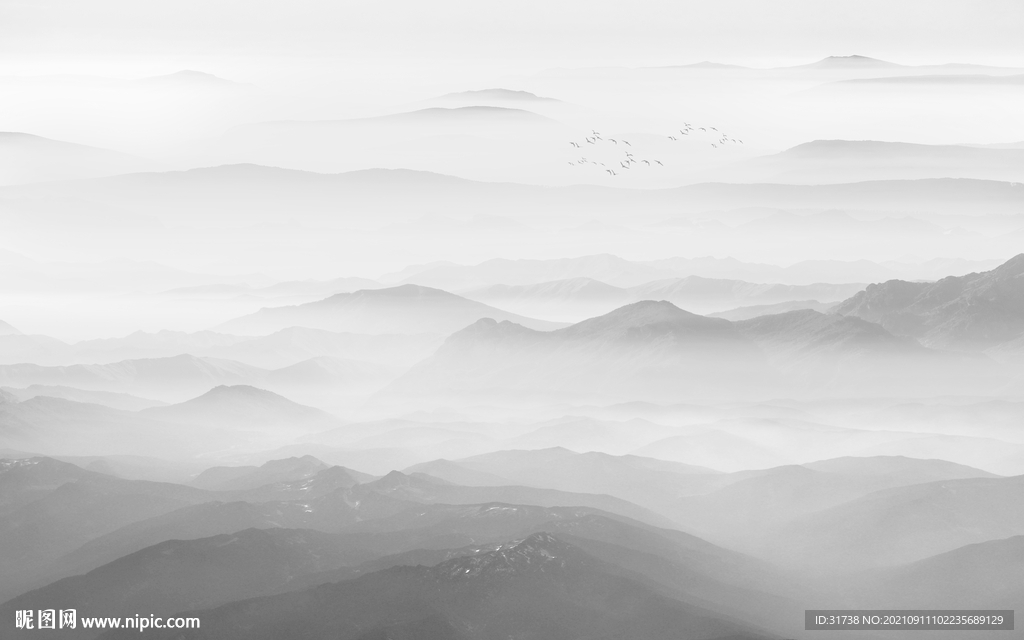 水墨山水画