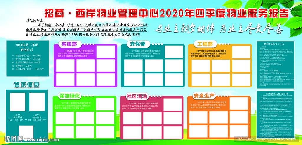 物业公示栏
