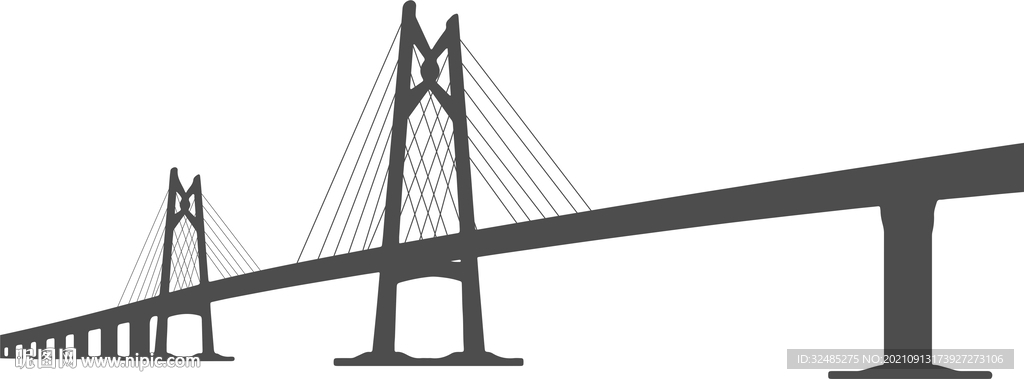 港珠澳大桥标志图寓意图片