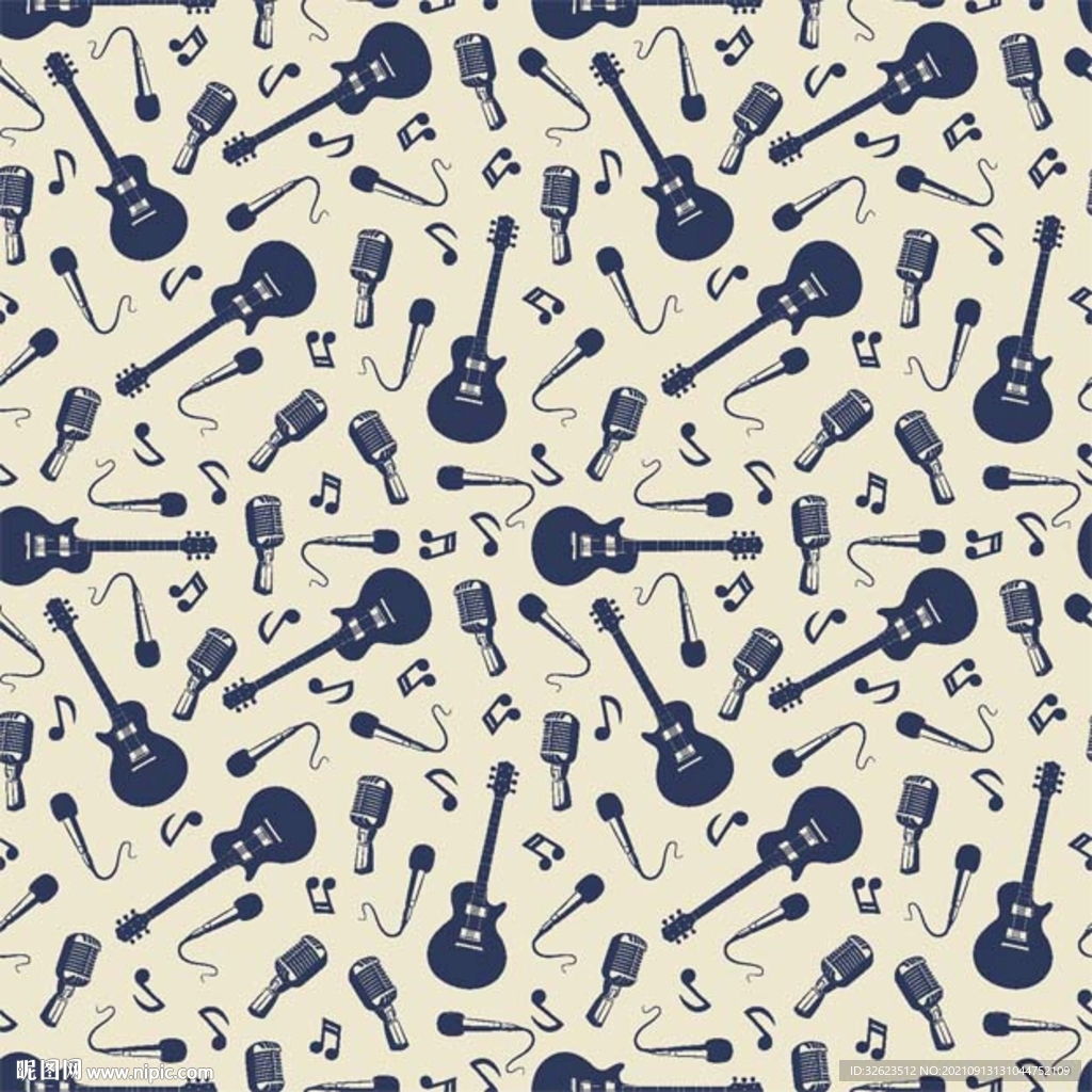吉他 麦克风 乐器