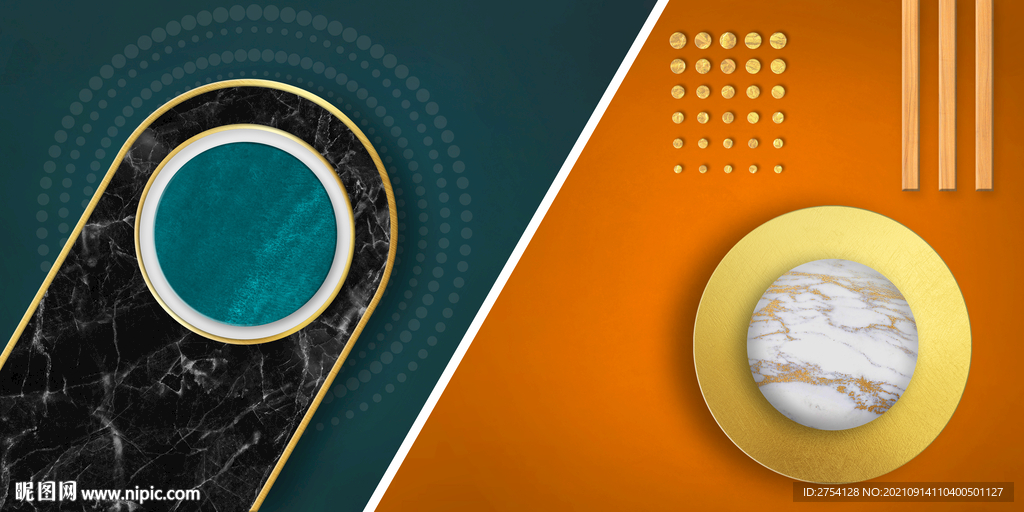 晶瓷画 抽象画 圆圈