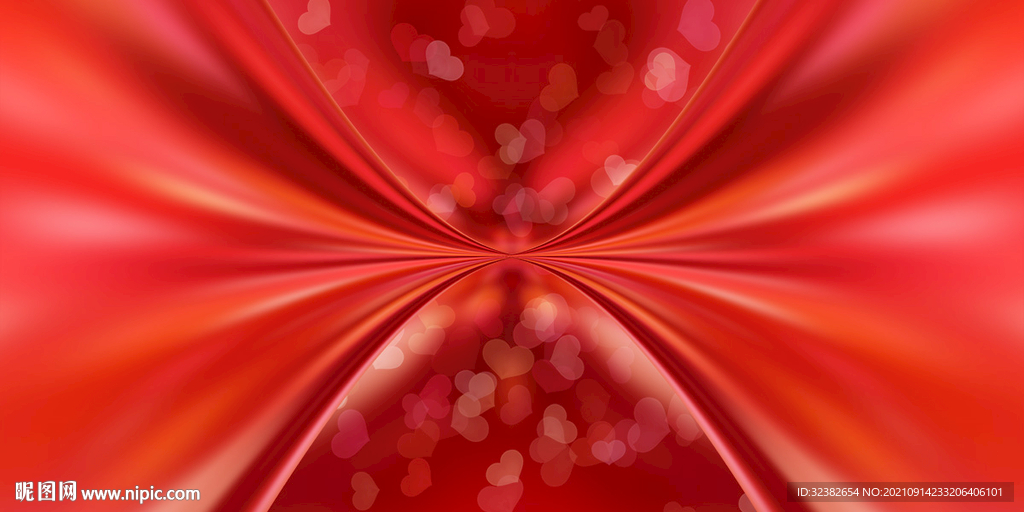 红色海报背景