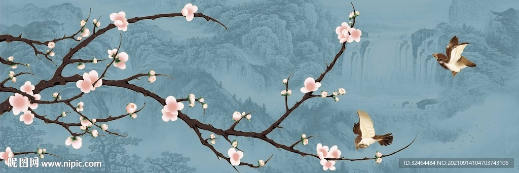 卧室梅花装饰画