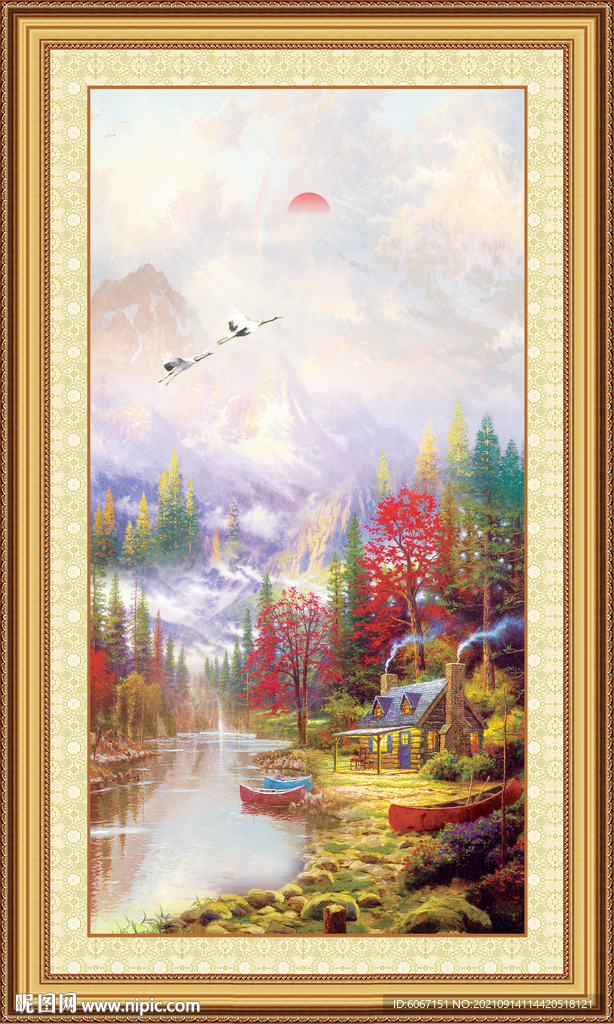 欧式风景油画