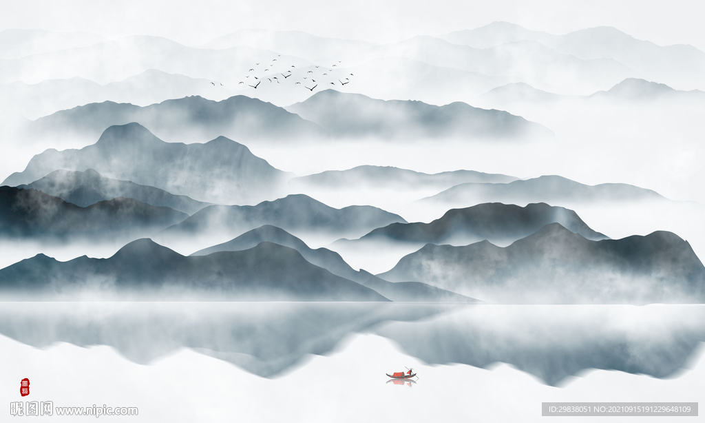 写意山水画