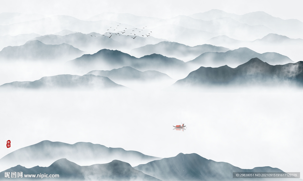 写意山水画